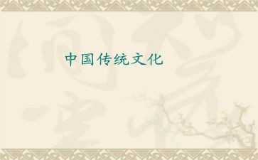 传统文化的心得体会600字5篇