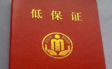 低保申请书的模板5篇