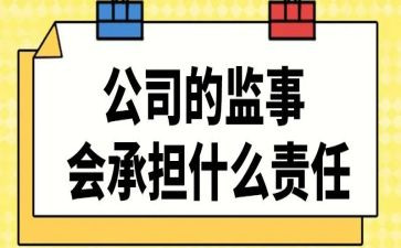 2023年度监事工作报告6篇