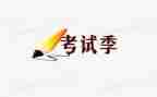 考试的工作总结8篇