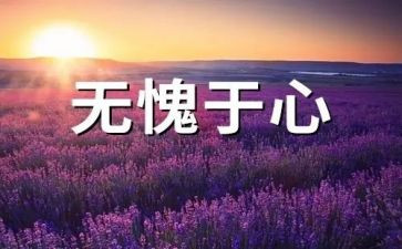 问心无愧的作文精选5篇