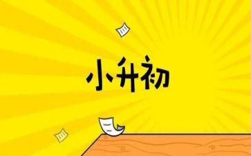 我小升初作文优质7篇