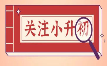 我小升初作文通用5篇