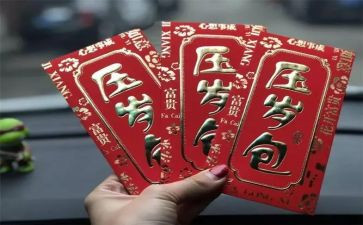 挣压岁钱作文参考5篇