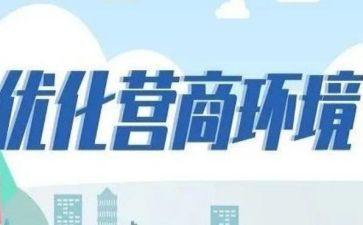 2023年优化营商环境心得体会6篇