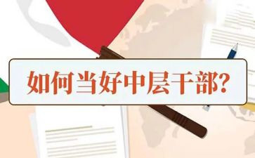 读了中层领导力的心得体会6篇