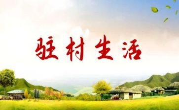 驻村干部述职报告优质7篇